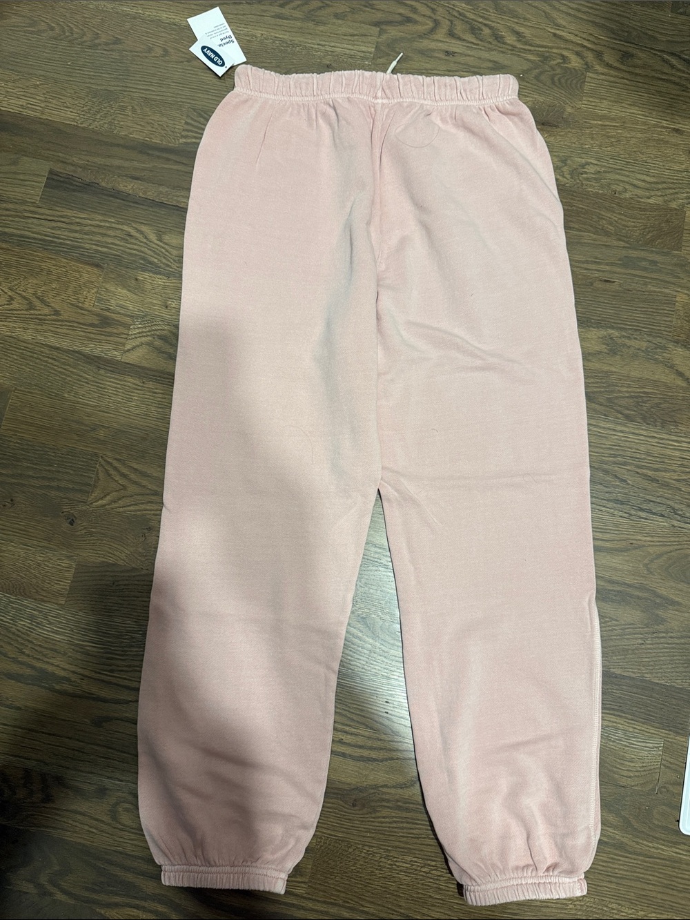 Old Navy Light Blush Velour Jogger Pants - Picture 2 of 3